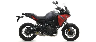 Sport Auspuff Komplettanlage WORKS TITAN Yamaha Tracer 700 / Tracer 7 Bj.2020-2024 RM30 EURO4/5 +Kat