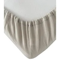 Leonado Vicenti Spannbettlaken Winter flauschig warm, Microfaser-Fleece, Gummizug: rundum, (1 Stück), Thermofleece kuschelig weich, Einfarbig