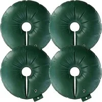 shop'n smile ideoon Bewässerungssystem Baumbewässerungsring 55L PVC-Bewässerungsbeutel bis 30 cm Stammumfang, (4-tlg), Gewebestärke 400g/m², UV-beständig, 7St.-Tröpfchensystem
