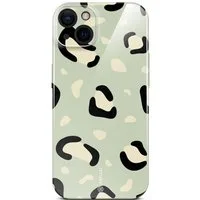 ONEFLOW Handyhülle für iPhone 15 Splash Cover Leo Print Grün 6,1 Zoll, Hülle mit Design Muster Designer Case Kameraschutz Handy Schutzhülle