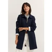 bugatti Kurzmantel Regular Fit aus Neopren mit Knopfleiste
