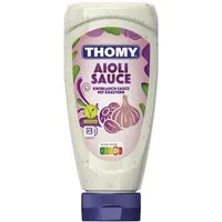 THOMY Grillsauce, Thomy Vegane Aioli Sauce Squeeze Knoblauchsauce Flasche 200ml