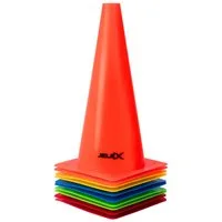 JELEX Trainingshilfe JELEX Dribbler Trainingskegel 10 Stück 31 cm Höhe, in fünf verschiedene Farben, mit Aufbewahrungsbeutel