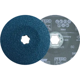 PFERD TOOLS COMBICLICK Fiberscheibe VICTOGRAIN Höchstleistung auf Stahl - 64112660