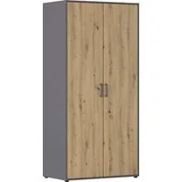 rauch Kleiderschrank VOYAGER Garderobe Wäscheschrank Schlafzimmer (in 3 verschiedenen Ausstattungen BASIC/CLASSIC/PREMIUM) mit 2 modernen Griffvarianten, viel Stauraum MADE IN GERMANY