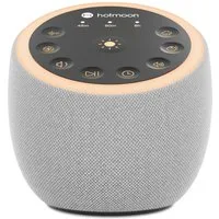 Novostella Einschlafhilfe White Noise Machine Babys Erwachsene Durchschlafhilfe Kopfhörer (Berührungssteuerung, Built in 40 Soothing White Noise & Natural Sounds, 40 Klänge, Nachtlicht, Timer, Speicherfunktion, Doppelte Lautsprecher)