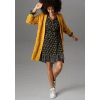 Aniston SELECTED Longstrickjacke mit Lochstrick-Muster