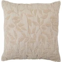 Atmosphera Créateur d'intérieur Dekokissen Dekokissen LETHO mit Blattmotiv, 50 × 50 cm