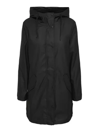 ONLY - ONLSALLY PADDED RAINCOAT OTW NOOS Black - Gr. - XS