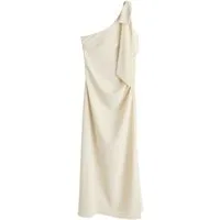 Next One-Shoulder-Kleid Brautjungfern-Maxikleid mit Schulterschleife (1-tlg)