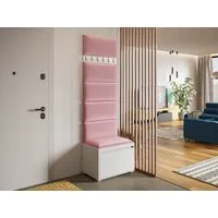 MIRJAN24 Garderoben-Set Grawis 60 IV, (Komplett-Set, 6x Wandpaneel 60x30, Schuhschrank, Kleiderhakenbrett), Enthält 6 Kleiderhaken für Kleidung