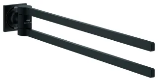 GROHE Doppel-Handtuchhalter Allure, 40342_1 phantom black, 40342KF1 40342KF1