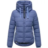 Navahoo Steppjacke Amayaa stylische Damen Winterjacke mit coolen Applikationen