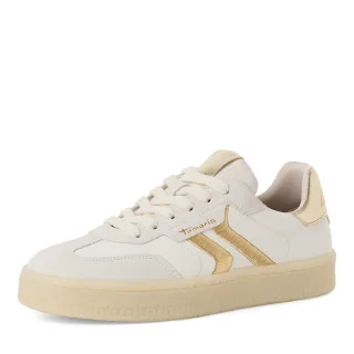 Tamaris - Da.-Schnürer white/lt.gold - Gr. - 38