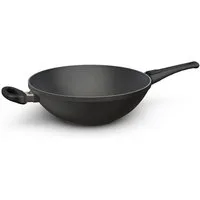 Hoffmann Germany Wok Wokpfanne Aluguss Induktion Ø 32 cm – Made in Germany, Aluguss (1-tlg., 1x Wok Ø 32 cm), abnehmbarer Griff, Antihaft, backofenfest bis 240°C, Induktion