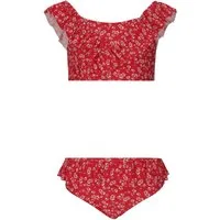 ZIGZAG Balconette-Bikini Tropical (1-St) mit stylischem Rüschendesign und Sonnenschutz