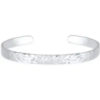 Kuzzoi Armreif Herren Basic Bangle Matt 925 Silber (kein Set)