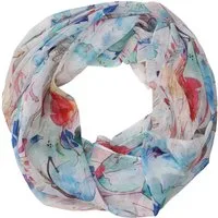 MIRROSI Loop Damen Schal mit Tollem Muster Weich aus 100% Viskose, Schlauchschal, (ca.160x48cm, zweimal um den Hals wickelbar), Damen Halstuch Stola ideal für Frühling,Sommer, Herbst
