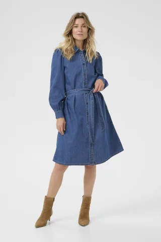 Denimkleid CREstelle A-shape blue