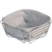 KESPER® Brotkorb Obstkorb, Baumwolle, Metall, (1-tlg), vielseitig einsetzbar