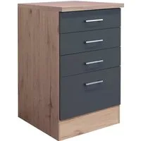 Flex-Well Schubkasten-Unterbau Morena (B x H x T) 50 x 85 x 60 cm, mit praktischen Schubkästen