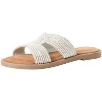 Tamaris TOUCH-IT aus Leder kein Absatz 1-27113-42 Pantolette TOUCH-IT