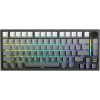 ATTACK SHARK X820 Ultra Mechanische Tastatur mit,75% ANSI-Layout, 2,4 GHz/BT/Wired Gaming-Tastatur (Gasket,TFT-Bildschirm und Knopf,5 Sound-Absorbing Foams,Hot-Swap)