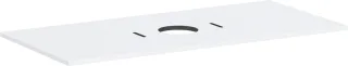 Hansgrohe Konsole Xilesa E 1180x550mm m.Ausschnitt mitt.f.Aufsatzwasch.o.Hl mattweiss, 54277700 54277700