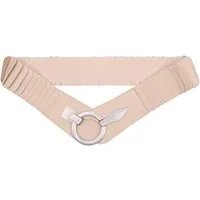 MIRROSI Taillengürtel Leo Unifarbe breit 6cm für Taillenumfang 85 bis 110cm, ONESIZE (Angenehmes Tragesgefühl, Leopard Muster, Unifarben) Breiter Stretch Gürtel