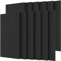 TONOR Schallschutzpaneel Akustikpaneele selbstklebend, 120x60x0.9 cm Schallschutz wand, (12-tlg)