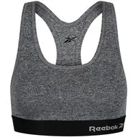Reebok Bustier "Simone" breite Träger, ohne Verschluss, bequem, basic, ohne Bügel, mit Logo
