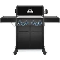Gasgrill Baron 490 X Shadow schwarz, mit Seiten- und Heckbrenner