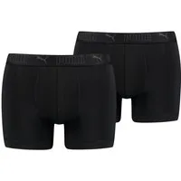 PUMA Boxershorts PUMA MEN SPORT MICROFIBER BOXERS 2P (2er Pack) mit Logo-Bund