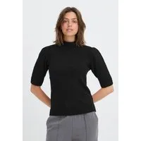 OXMO Strickpullover OXSif Modischer Kurzarm-Pullover