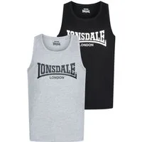 Lonsdale Tanktop AVERHAM ärmelloses Design, aus Baumwolle