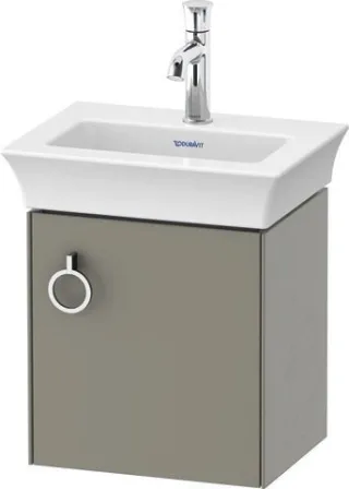 Duravit White Tulip Waschtischunterbau wandhängend Stein Grau Seidenmatt 384x298x410 mm - WT4250R929 WT4250R9292