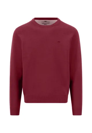 Fynch Hatton - Feinstrick-Pullover rot - Gr. - M