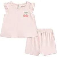 HUGGIES babywear Bluse & Shorts HUGG 2PC SETS (Set, 2-tlg) mit Stickerei