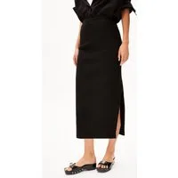 Armedangels Maxirock AZITAA RIB Ripp-Jerseyrock aus Bio-Baumwoll Mix (1-tlg., Fitted) Ripp-Jerseyrock aus Bio-Baumwoll Mix