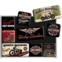 Nostalgic-Art Magnet 9tlg. Magnetset - Harley-Davidson - Bikes