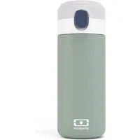 Monbento Trinkflasche Kinder Trinkflasche POP Grün 360ml Edelstahl Isotherm Auslaufsicher