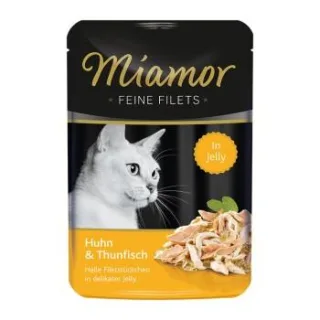 Miamor Feine Filets in Jelly Huhn und Thunfisch 96x100 g
