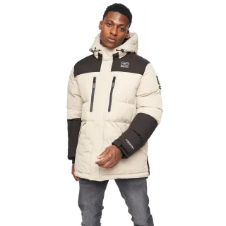 Crosshatch - "Squadage" Jacke Verkleidet für Herren (Steinfarben)