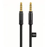 Alpha Electronics Aux Kabel Audio- & Video-Kabel, 3,5-mm-Klinke, Aux (150 cm), Premium Serie HiFi Klinkenkabel für Audiogeräte