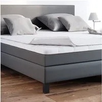 Matratzenschutzbezug, Weiß, 180 x 200 cm Versteppung VitaliSpa®, hypoallergen
