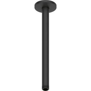 Duravit Brausearm UV0670026046 300 mm, schwarz matt, Deckenanschluss, rund