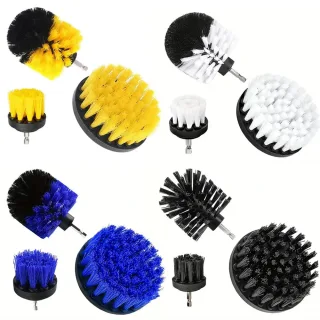 3PCS Drill Brush Set Power Scrubber Wash Cleaning Brushes Tool Kit Clean All Purpose Drill Brush For Grout Floor Tub Sho