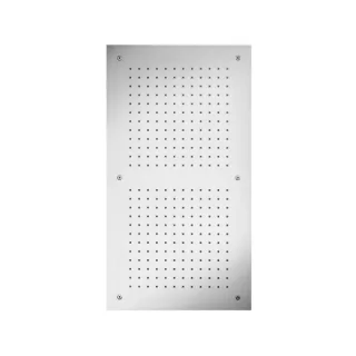 Herzbach Living Spa Decken-Regenbrause 11.670380.3.01 700x380mm, Doppelregen, Edelstahl poliert