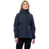Jack Wolfskin Regenjacke STORMY POINT 2L JKT W mit Reißverschluss, atmungsaktiv, wasserdicht, winddicht