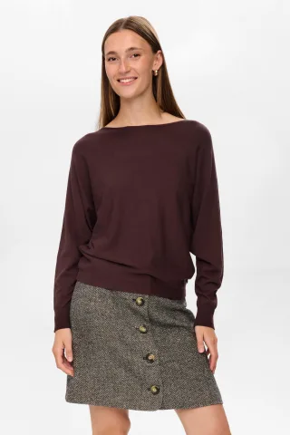 Nümph - NUDAYA PULLOVER black coffee - Gr. - L